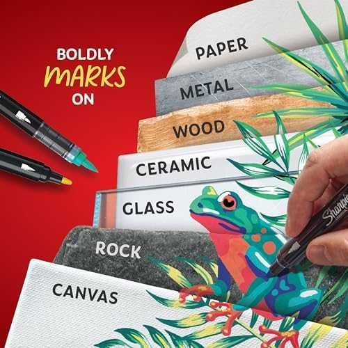 Нови Комплект Sharpie Маркери - 12 цвята Водна основа за рисуване деца