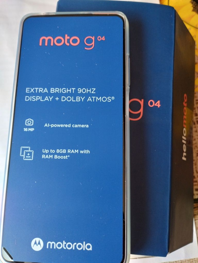 Motorola G04 -Чисто Нов