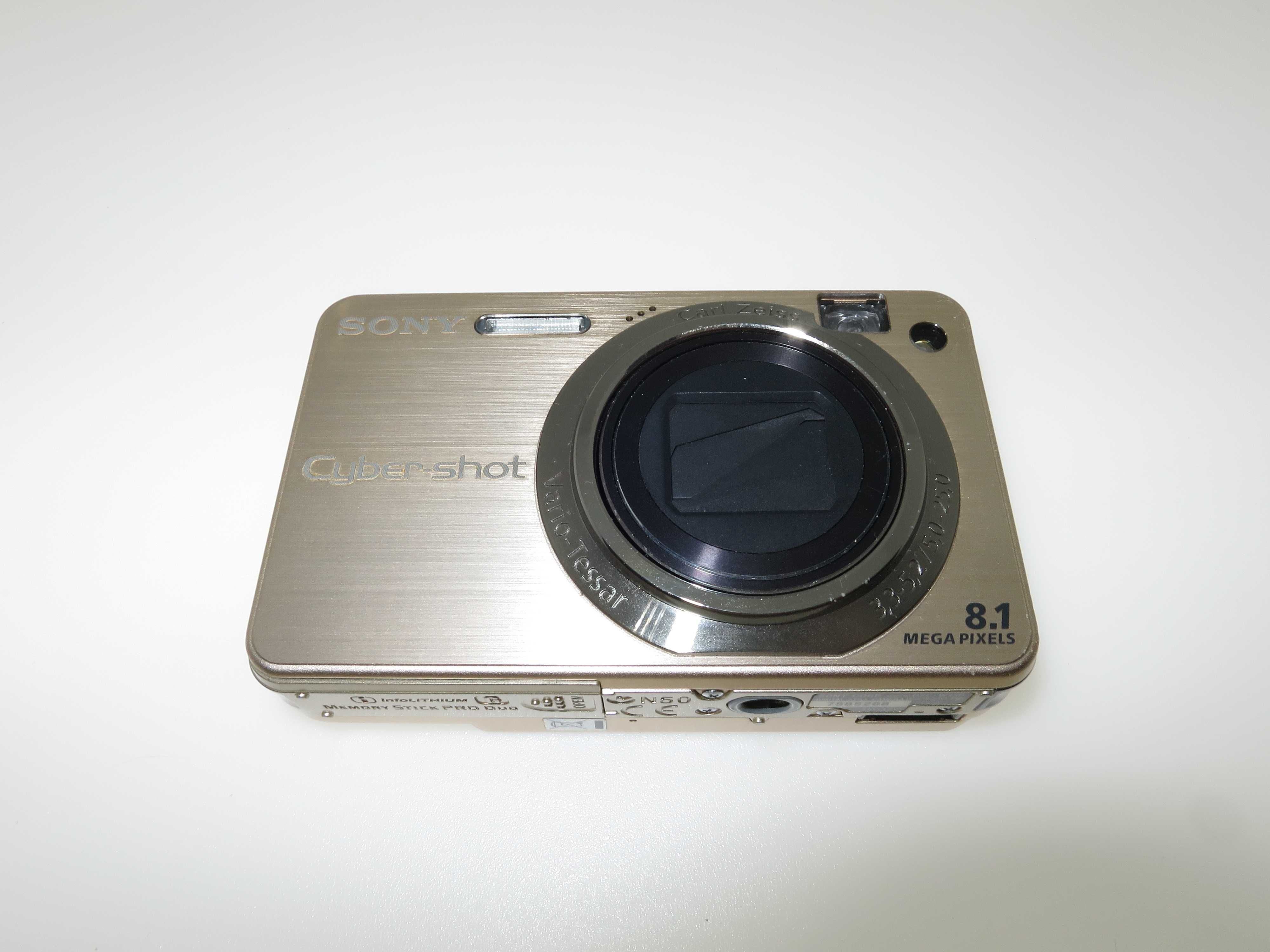 Sony Cyber-shot W150 компактен фотоапарат златен цвят, като нов