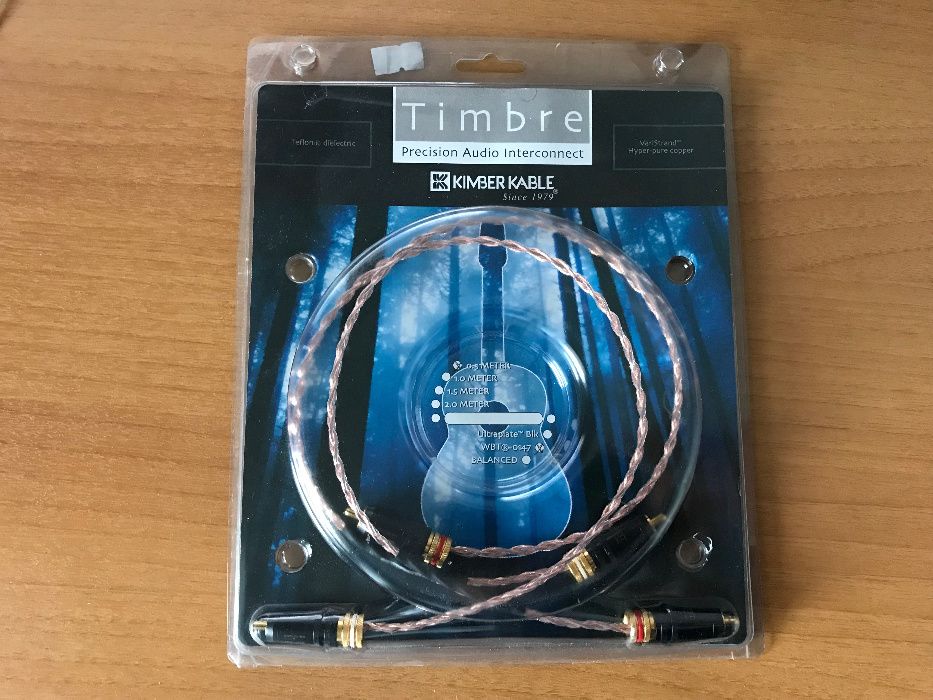 Kimber Kable TIMBRE Analog Interconnect, WBT-0147 RCA, 0.5 m