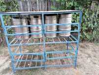 Butoi inox 50 litri cu robineți inox
