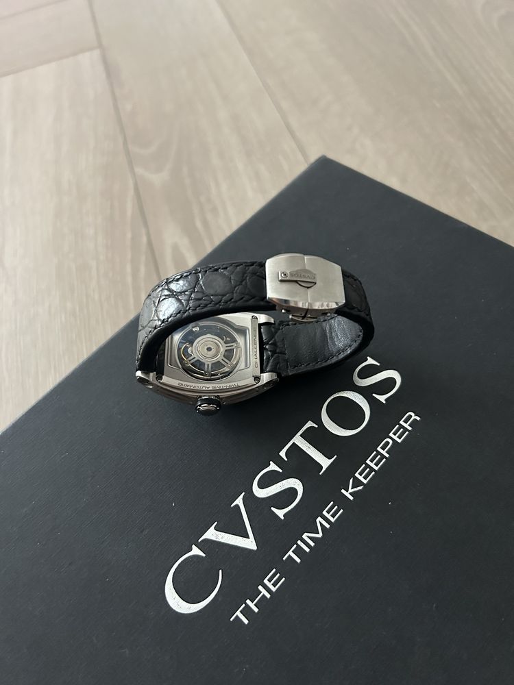 Cvstos Challenge Twin-Time Сталь коробка документы  CTT SWR