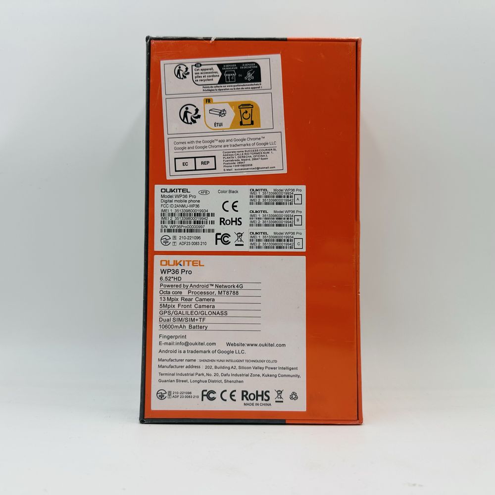 Telefon Oukitel WP 36 Pro 24/256GB Black