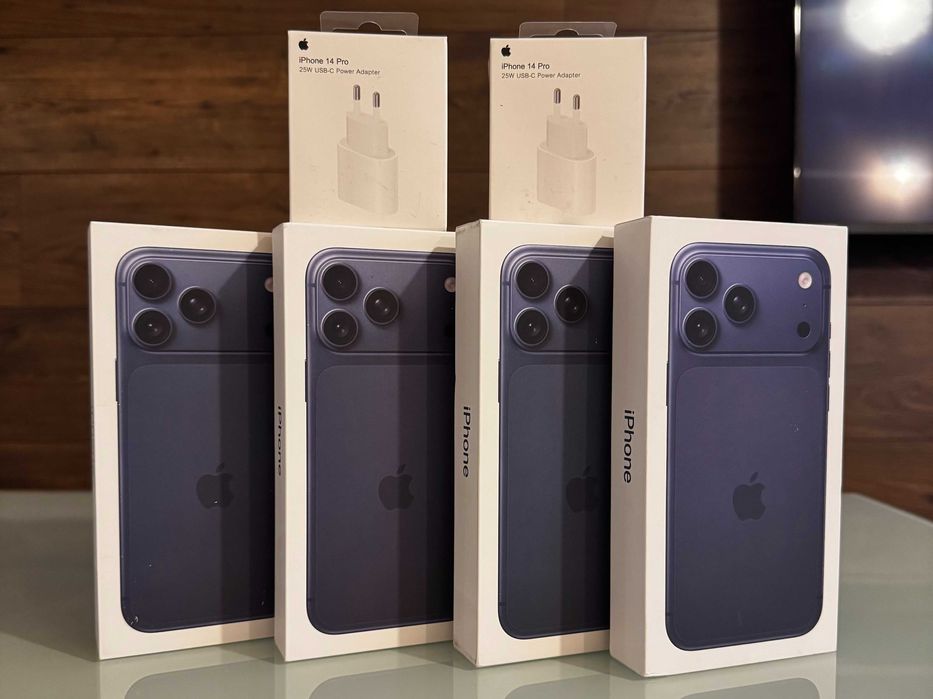 НОВИ! iPhone 17 Pro Max 256GB Deep Blue - Гаранция + Подарък Адаптер