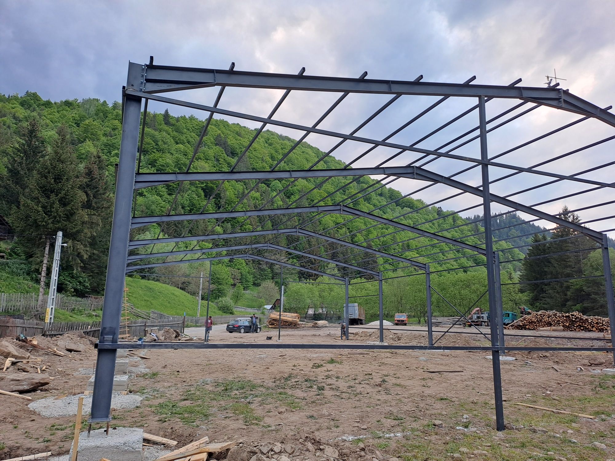 Vand hală metalică 10x20 din europrofile IPE