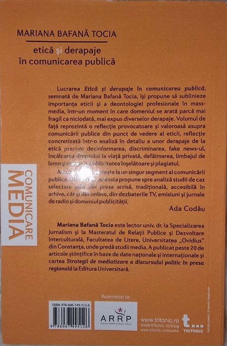 Manual de etica si derapaje in comunicarea publica