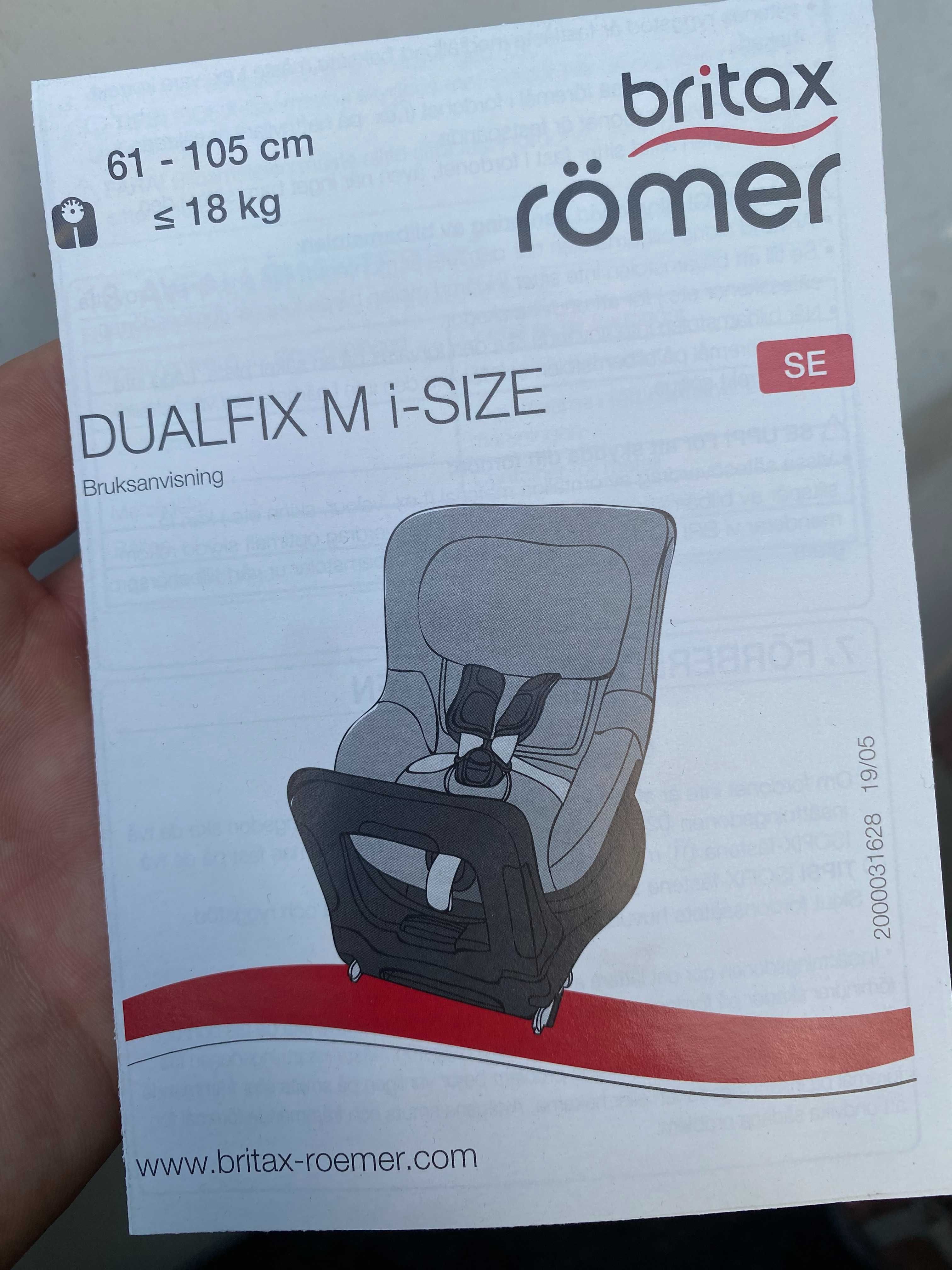 Scaun auto Britax Romer-Dualfix M i-Size, testat ADAC, 3 luni-4 ani