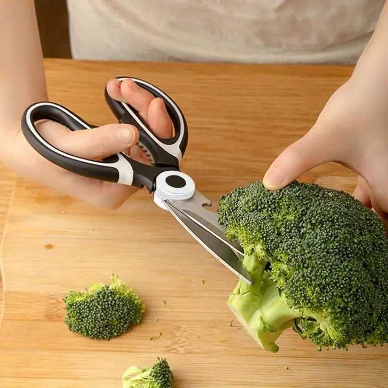 Здрави, многофункционални кухненски ножица