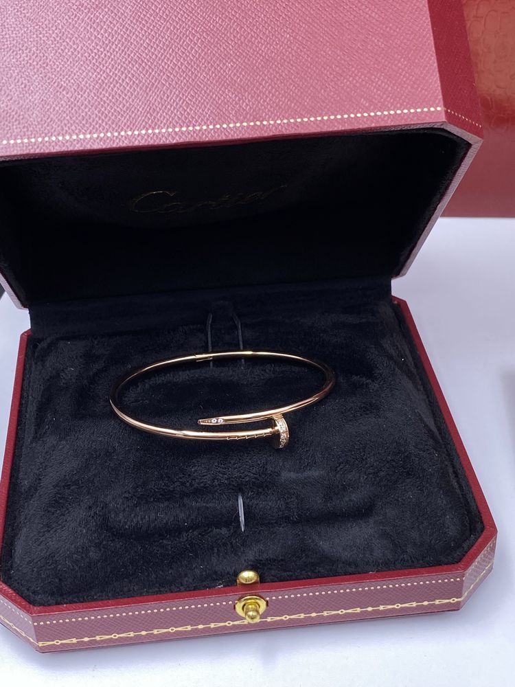 Brățară Cartier Clou 16 Rose Gold 750 Diamond Full Box