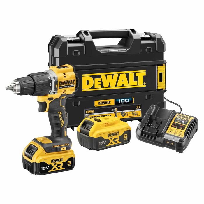 DeWalt DCD100y, 2 viteze 18v XR, 2x2Ah,incarcator si geanta , sigilata