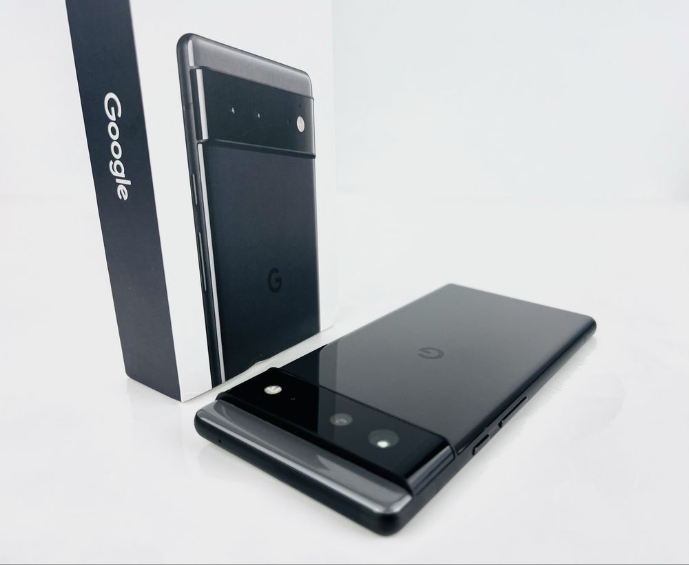 Google Pixel 6 128GB 8RAM Stormy Black Отличен!