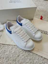 Adidasi Alexander Mcqueen white-blue, marimea 38, Unisex, Premium