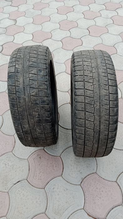Шины зимние бу. Размер 17, липучка