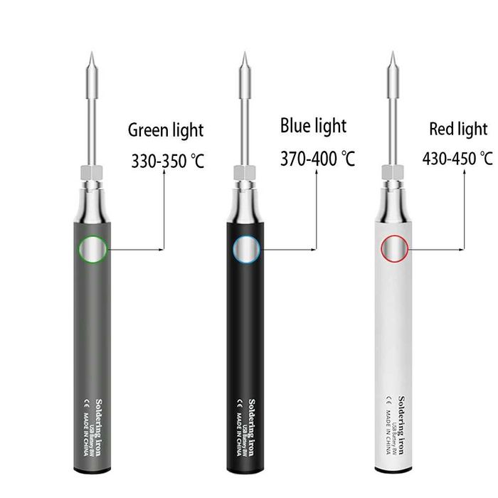 Letcon pe acumulator pistol lipit incarcare USB 5V 8W set portabil