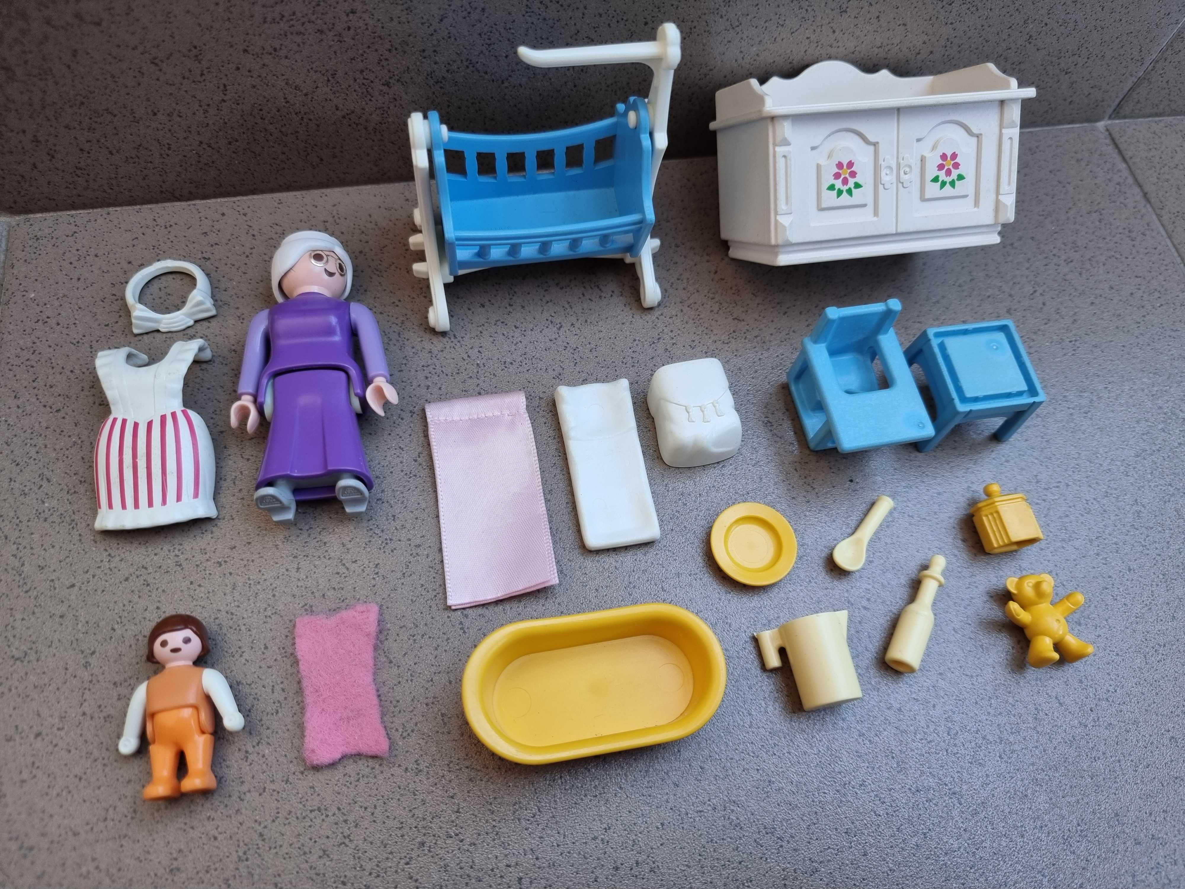 Playmobil 5313 Victorian Nursery, Cresa vintage cu bebe si bona