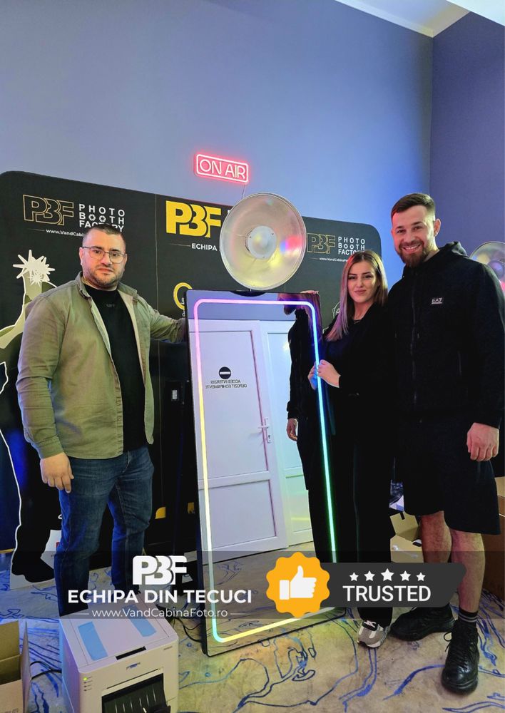 Cabine foto / Platforme Video 360 Selfie in Rate - Cluj / Bucuresti
