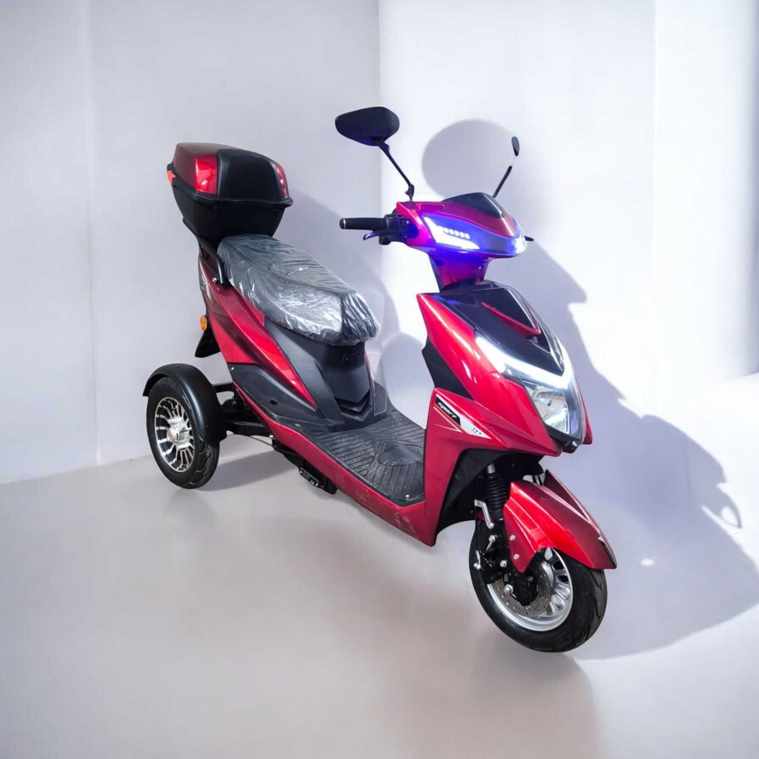 Електрически скутер-триколка Electric Sport 2000W | 60V | 24AH | RED