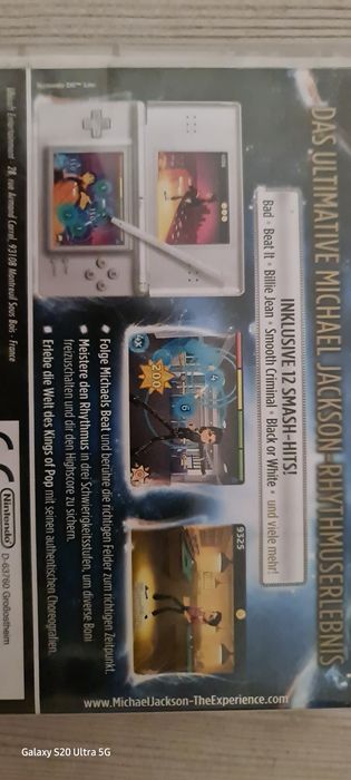 Nintendo DS Michael Jackson Joc Original Nintendo Ds