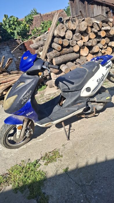‼️Scuter ROADS SHARK 50cc-albastru/negru pentru reparații sau piese