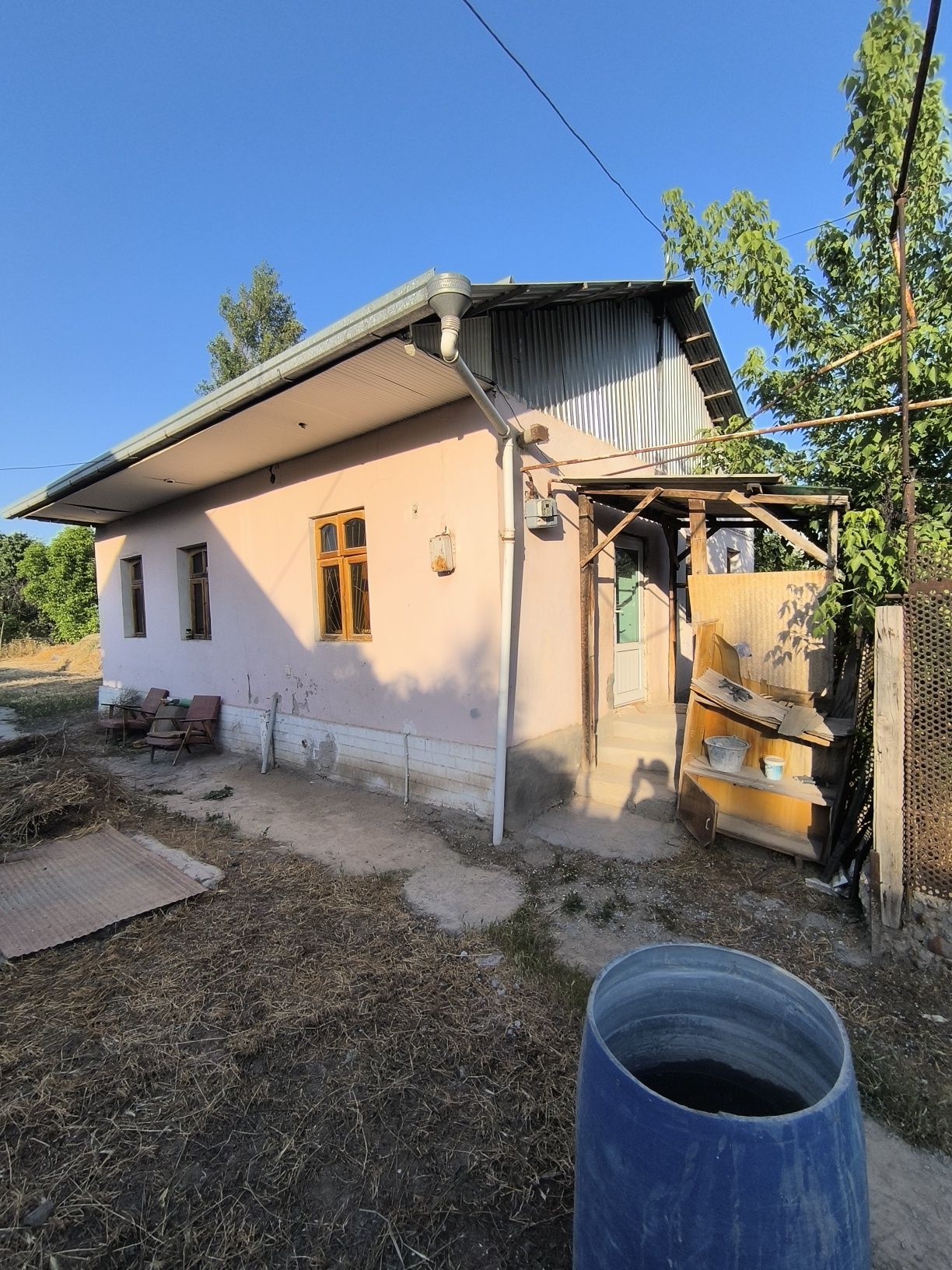Дом 4 ком. Старые Сергели. + Баня. Участок земли 6 соток. Въезд Авто