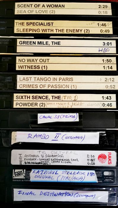 Casete Filme VHS de Top