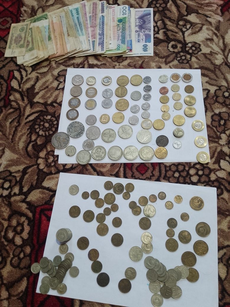 Продам монеты , купюры