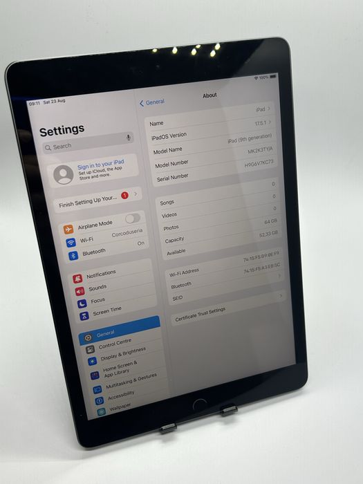IPAD GEN 9, 10.2inch 64Gb - STARE 10/10 ! + Garantie