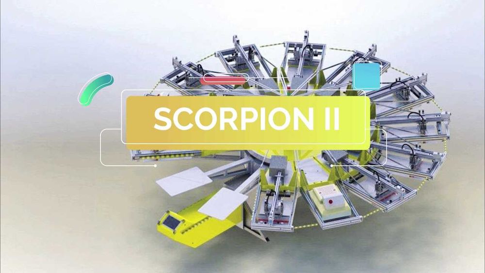 Печатный станок для шелкографии карусель SULFET SCORPION 2