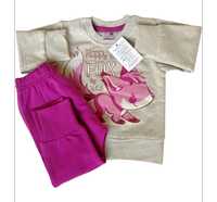 Нов детски комплект долнище и блузка за момиче