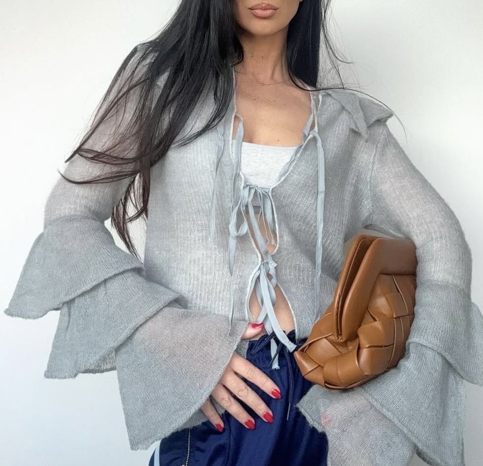 Bluza Cardigan Zara din lână și alpaca