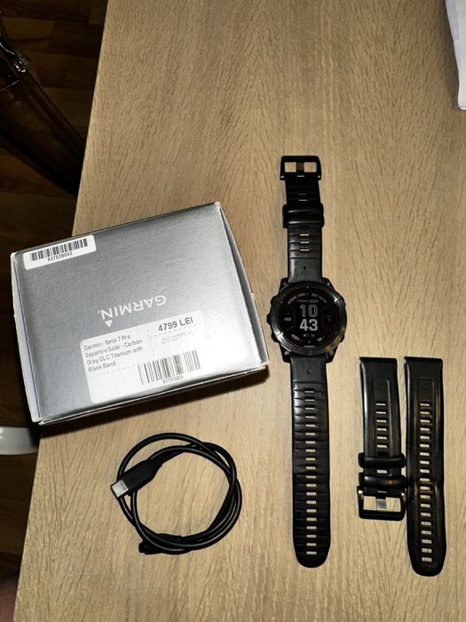 Vand Garmin Fenix 7 PRO sapphire solar