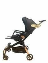 Carucior sport pliabil cu scaun rotativ  Negru