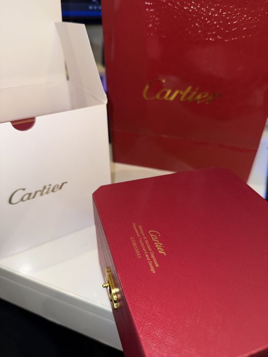 Vand ceas Santos de Cartier Medium 35mm fullbox