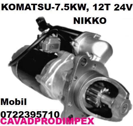 Electromotor Komatsu ,NIKKO gama PC-12 dinti bendix