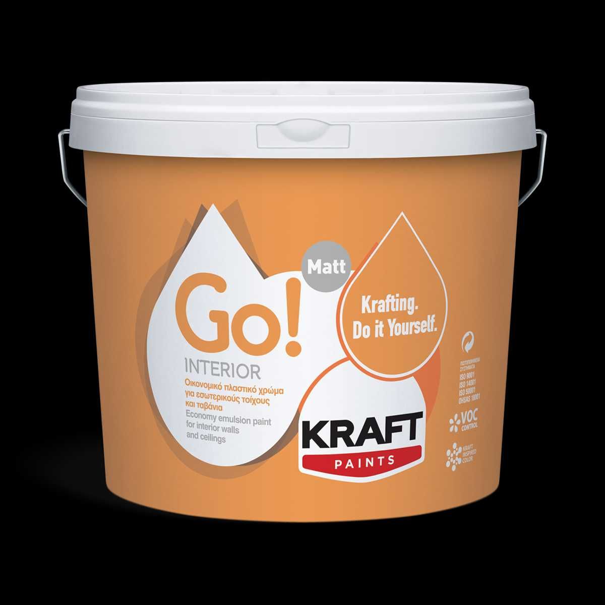 Латекс Go!, Profi и Master на Kraft Paints Гърция - Бял
