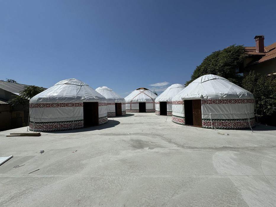 Юрта, Киіз үй, Ханская юрта Юрта для Сакская баня и зона отдыха