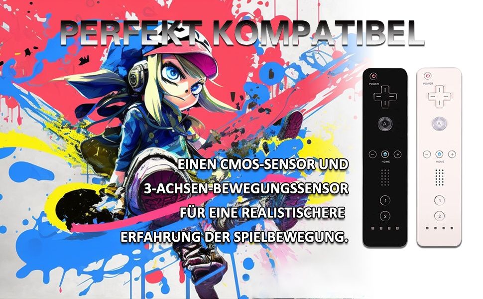 Nintendo Wii, Wii U remote 2бр контролери, бял и черен
