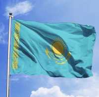 Көк ту, 90х150см Флаг Рк, Флаг Казахстана Флаг Қазақстан