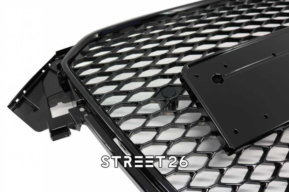 Grila Audi A4 B8 Facelift (2012-2015) RS4 Design Negru Lucios