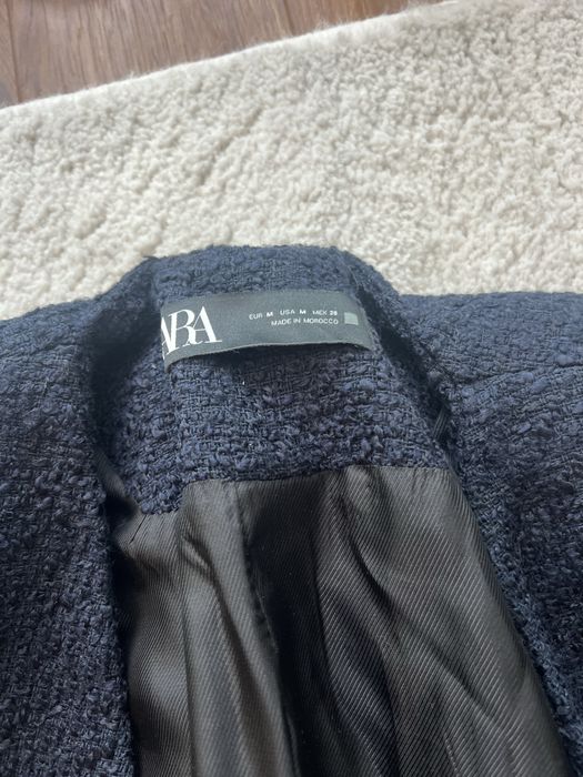 Тъмносиньо сако Zara