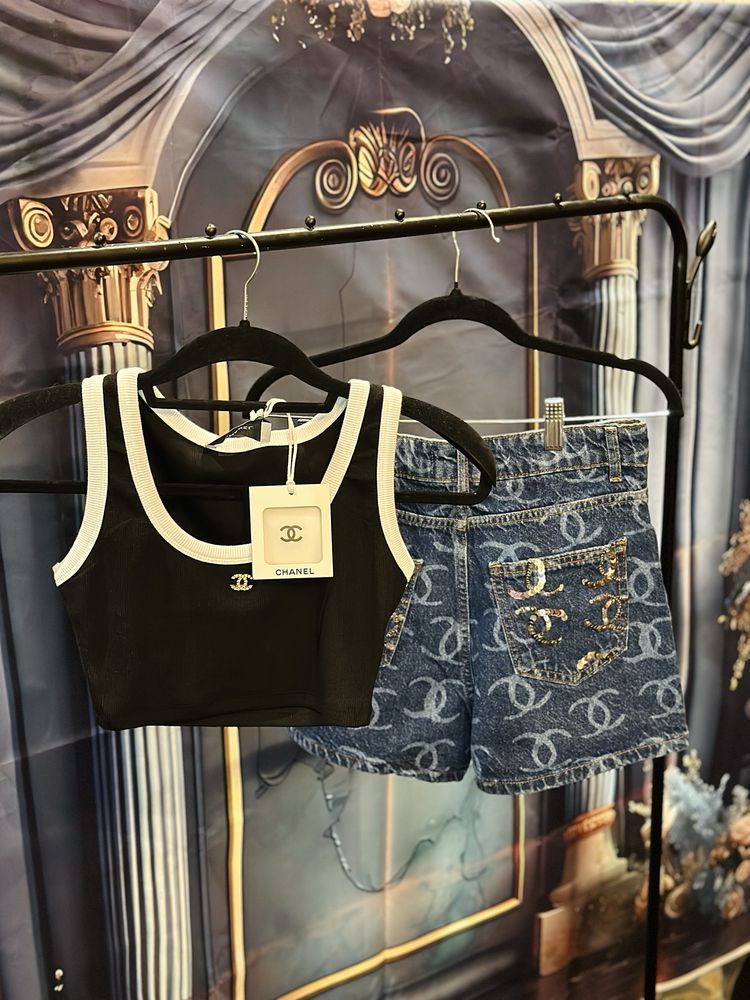 Chanel топ и панталонки