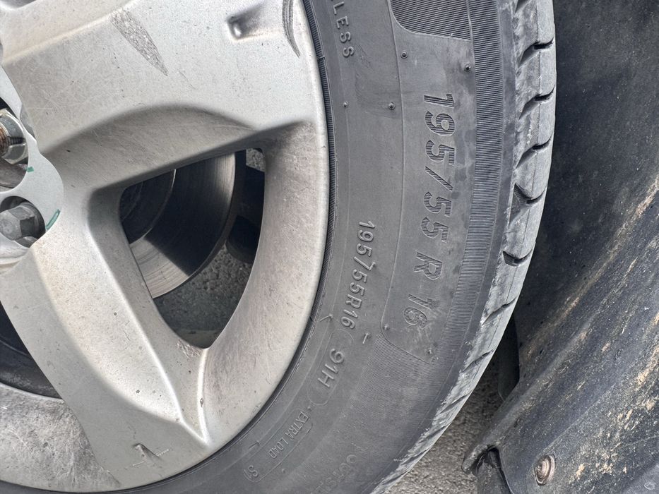Jante 5x112 vw r15+ cauciucuri Hankook de iarna 195/65 R15