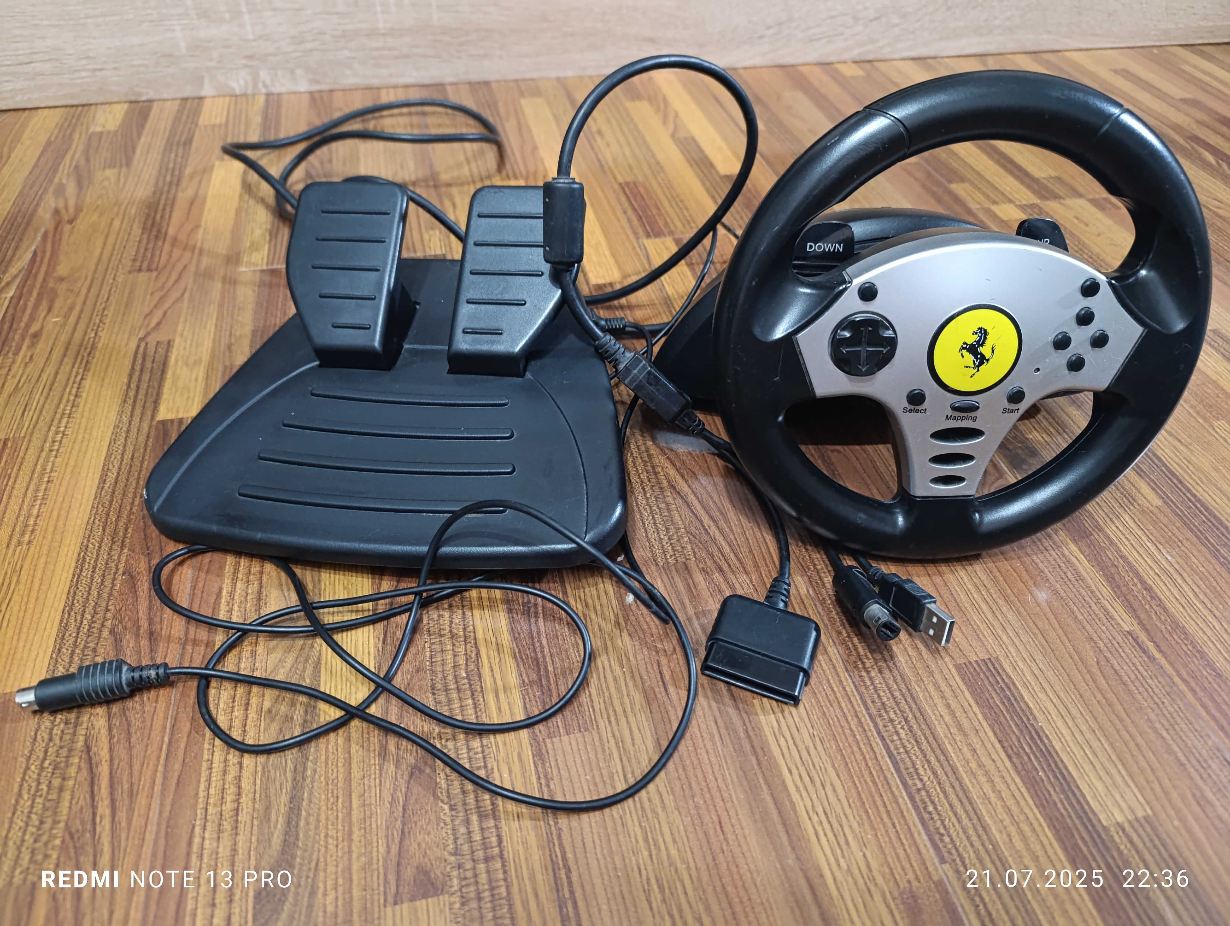 Игровой руль и педали