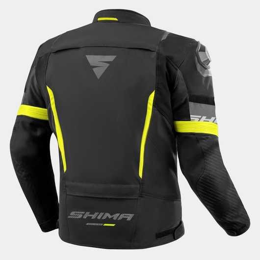 Текстилно мото яке SHIMA SOLID 2.0 FLUO,протектори,вентилация подплата