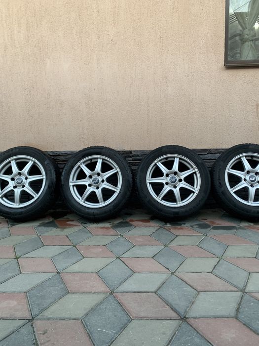 Set Jante Aliaj R16 cu anvelope iarna 205/55 R16
