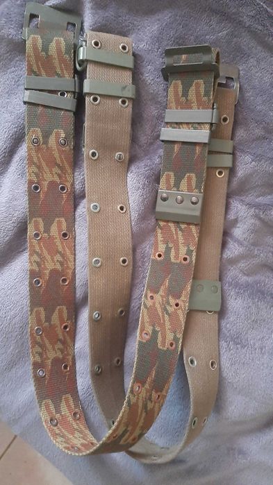 Военни колани от френския легион. Със шарка- продаден.