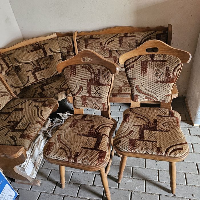 Set Coltar de bucatarie 2 scaune.