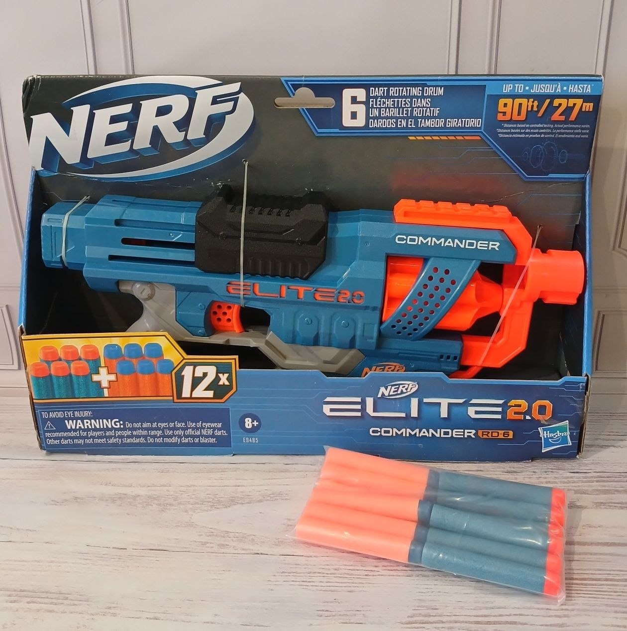 Бластер Hasbro Nerf Elite 2.0 Коммандор E9485