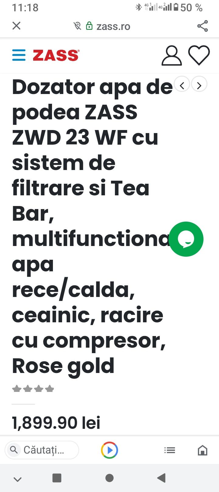 Dozator apa plată răcire/încălzire Nou Premium Lux