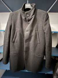Тъмно сиво мъжко палто Bruno Banani